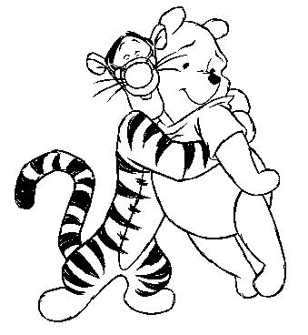 friends clipart black and white hugging