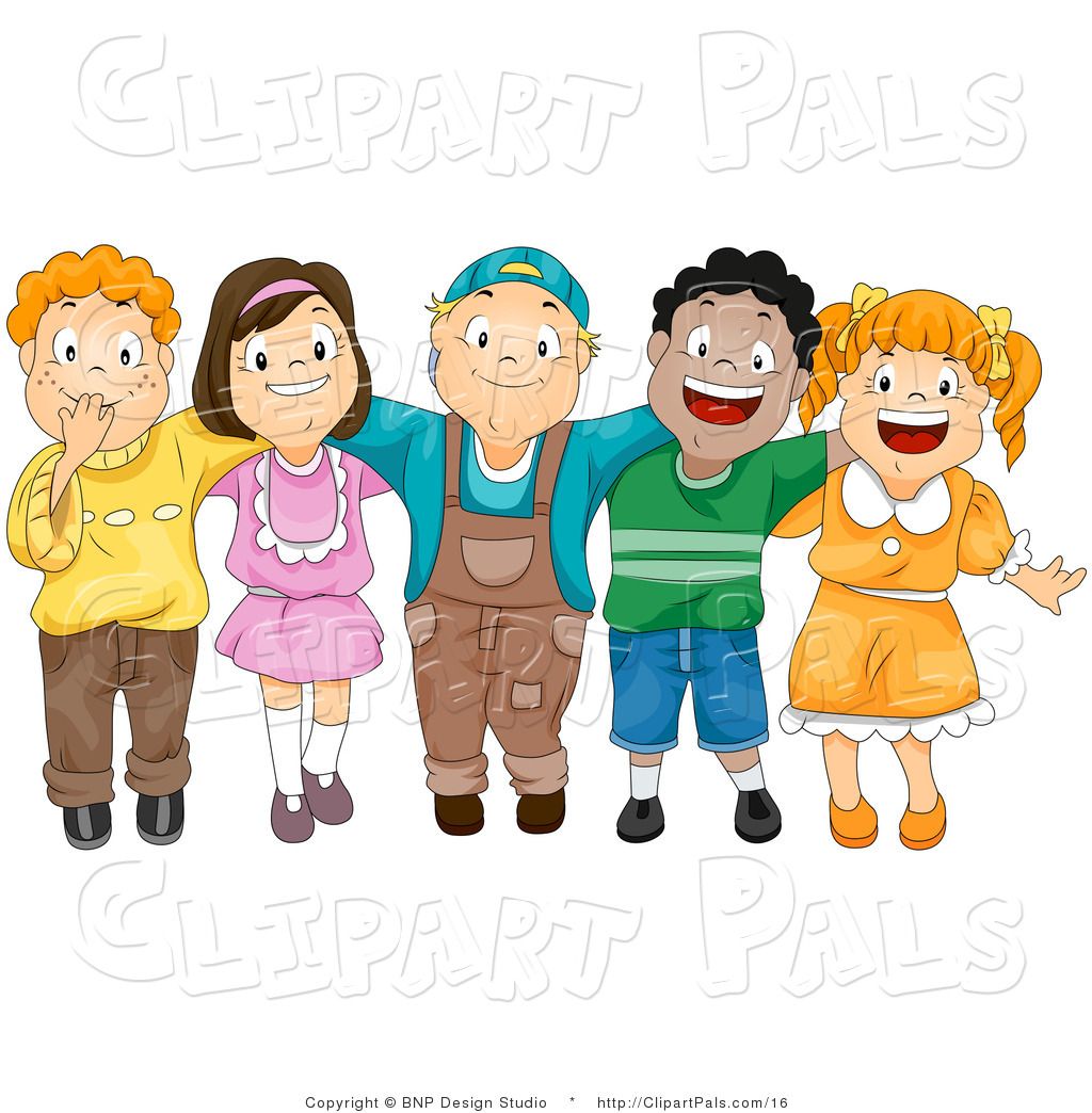 Group Sitting And Talking Clipart
