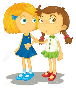 Two Friends Together Clipart