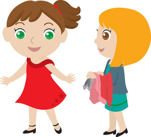 Two friends clipart free images