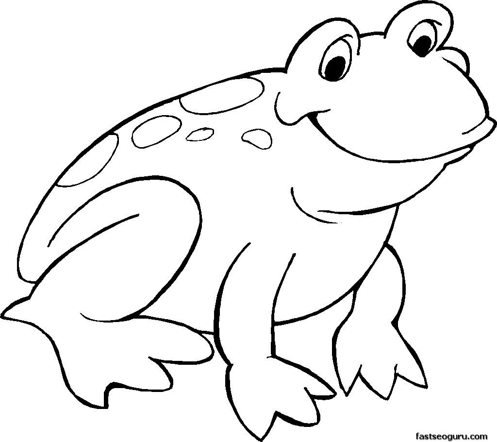 Frog black and white color frog clipart clipground