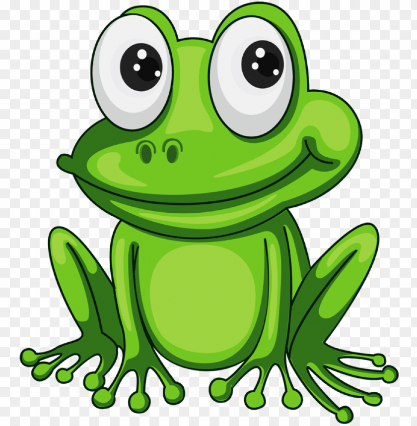 Frog background cliparts.