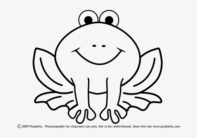 Cute Frog Clipart Black And White Free Clipart