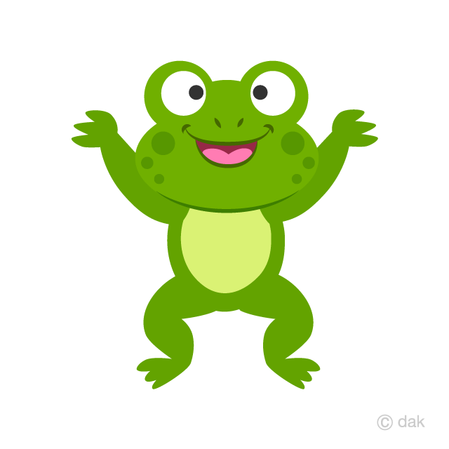 Free jumping frog.