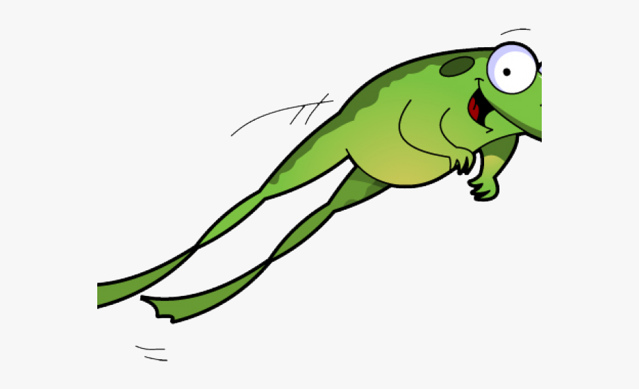Leaping frogs clipart.