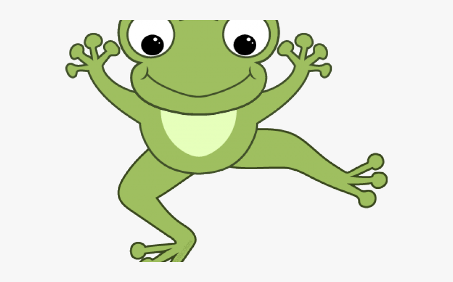Green frog clipart.