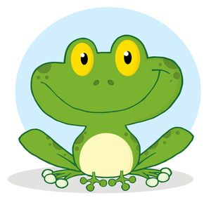 Frog clipart image.