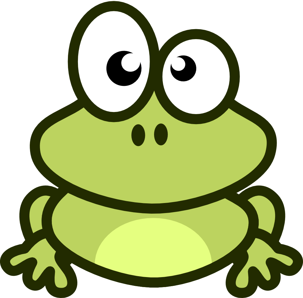 frog clipart simple