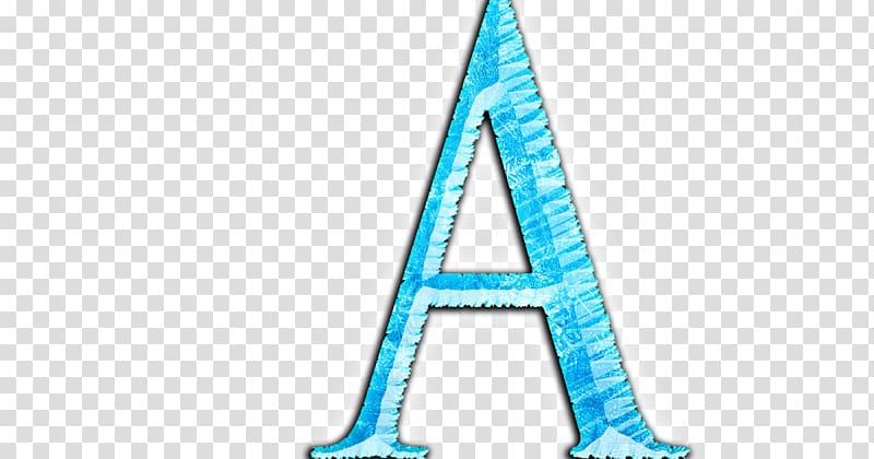 Alphabet letter frozen.