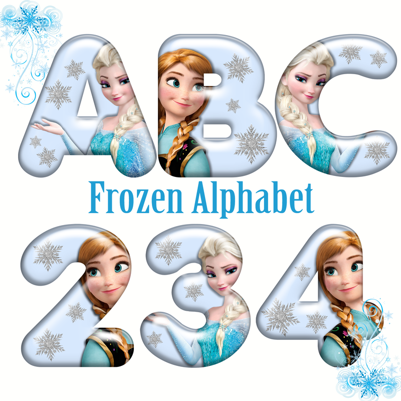 Frozen alphabet.