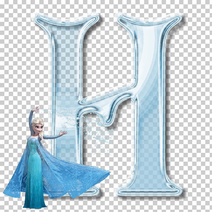 Alphabet letter frozen.