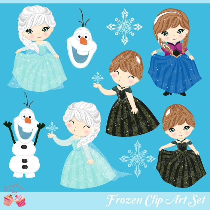 Elsa Frozen Cute Clipart