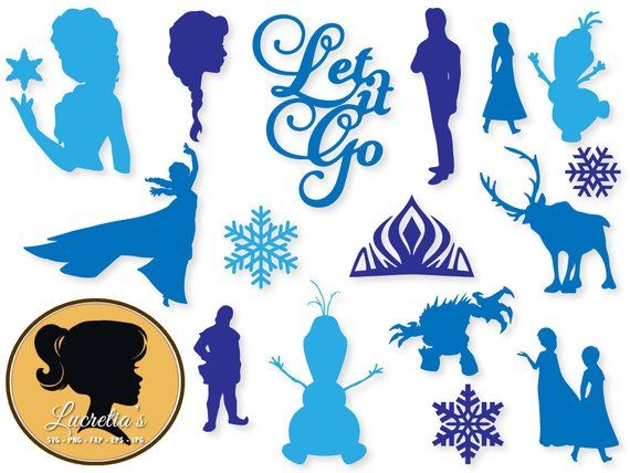 Frozen, dxf, Frozen clipart, SVG files for Silhouette Cameo