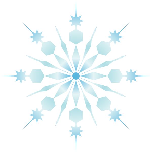Frozen Snowflake Clipart
