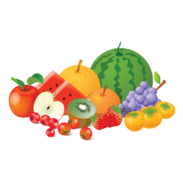 Fruit collection vector.