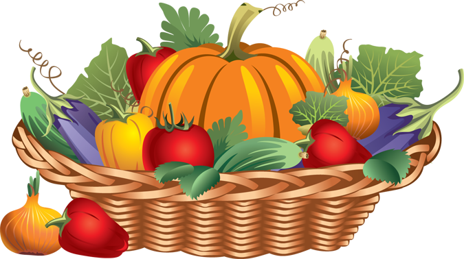 Basket of fall fruit
