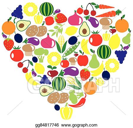 Vector stock fruits.