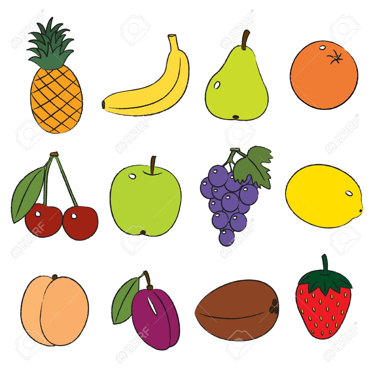 Fruits, clip