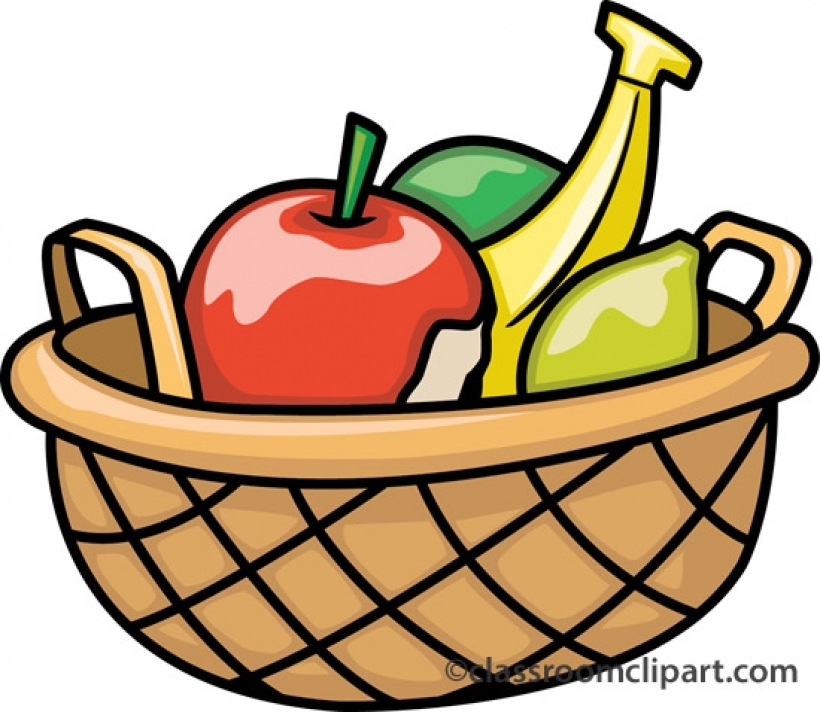 Basket Of Vegetables Clipart