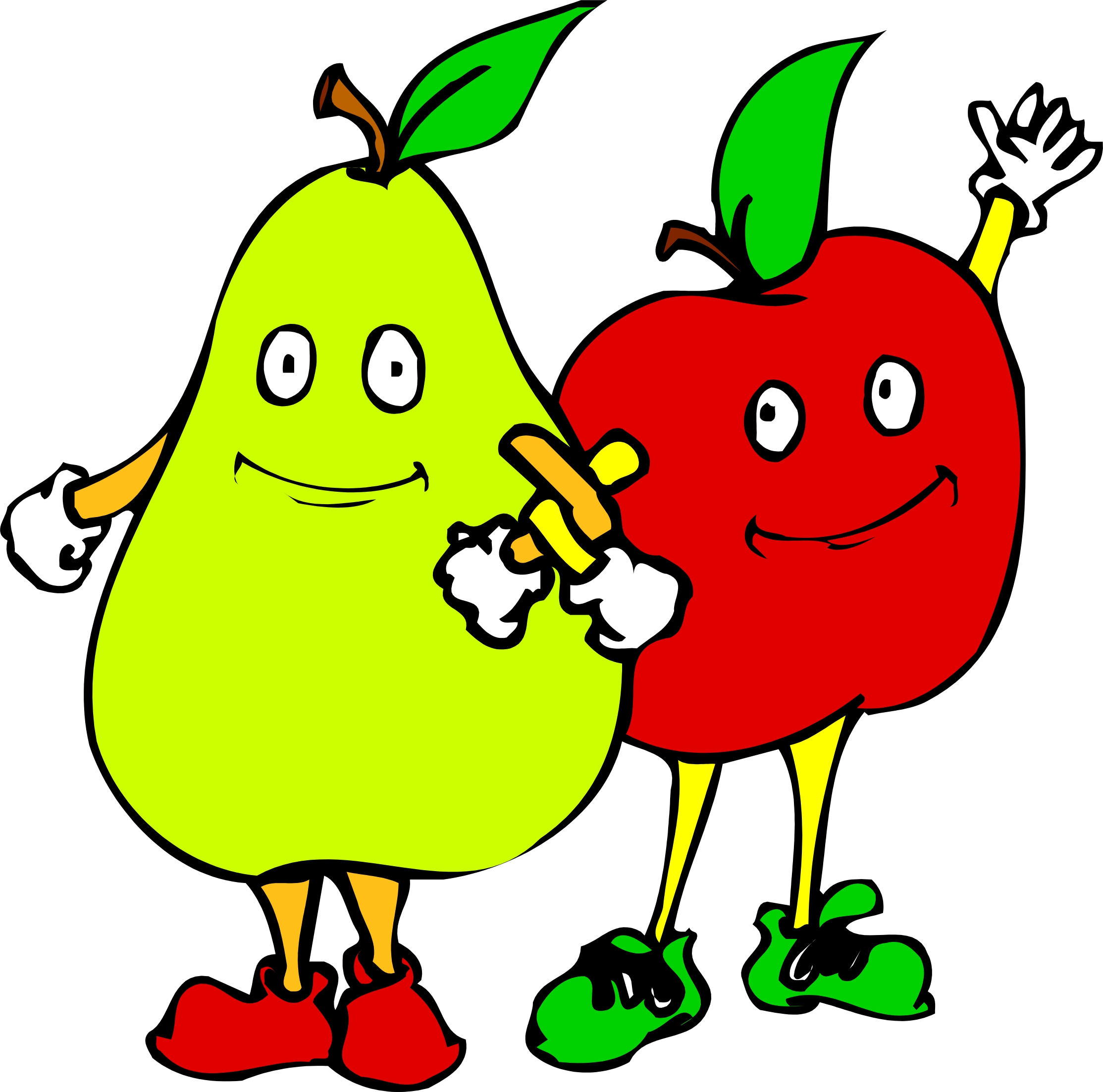 Cartoon Fruit Cliparts