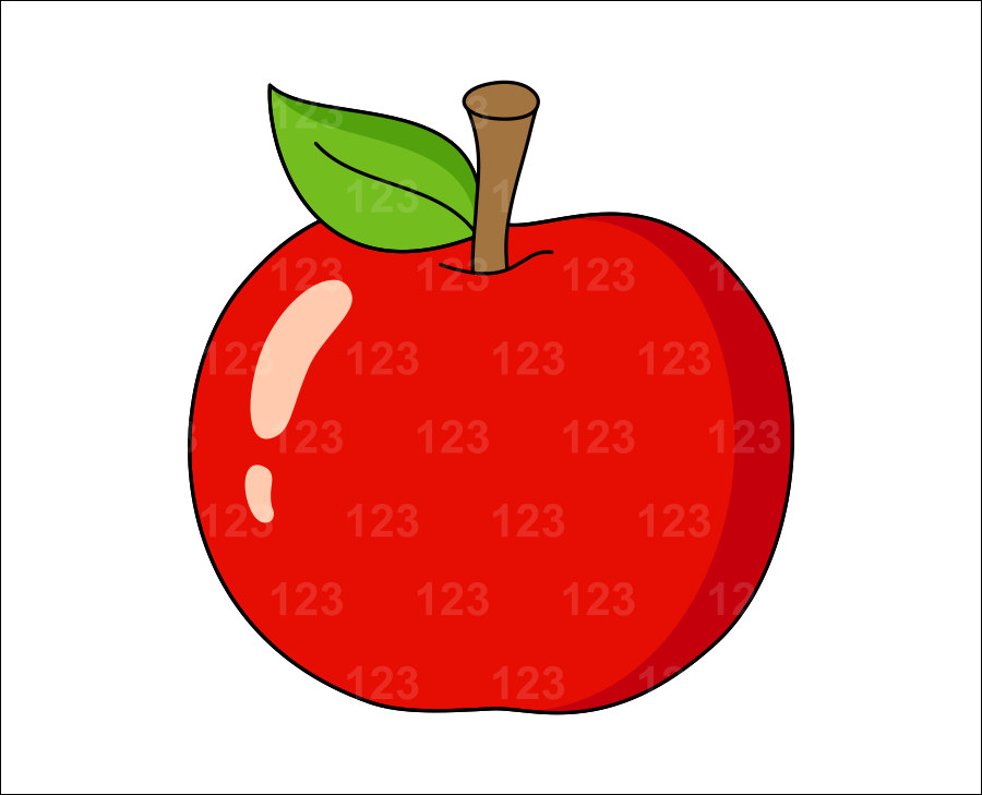 Pictures Of Individual Fruits And Vegetables Clipart