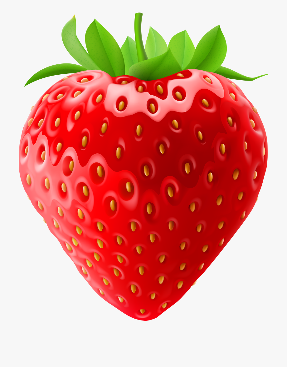 Strawberry fruit clipart.