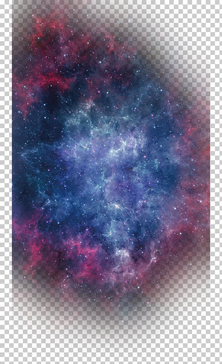 Poster Universe Illustration, Star stars, blue and red