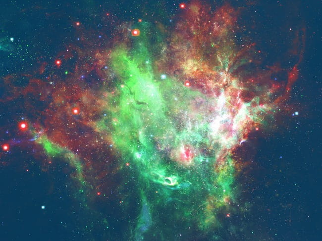 Cosmic starry background.