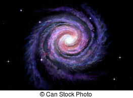 Milky way Illustrations and Stock Art