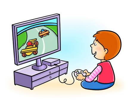 Computer game clipart.