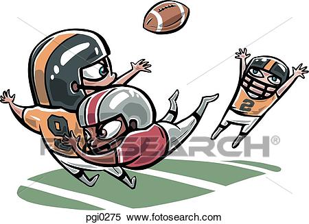 American football game clipart