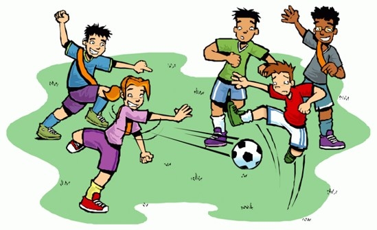 Football game clipart.