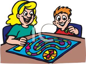 Playing Board Games Clipart Free