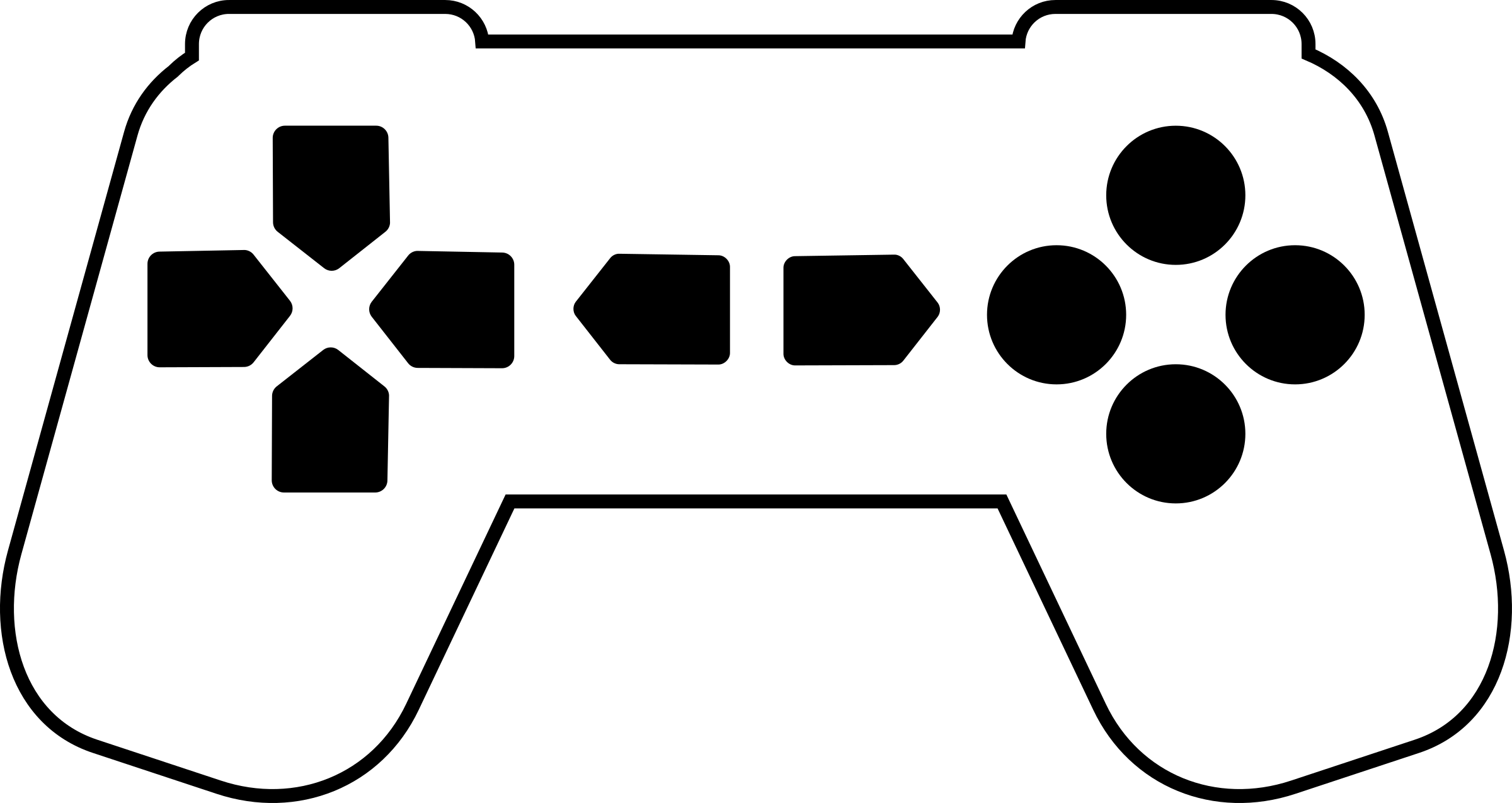game controller clipart simple