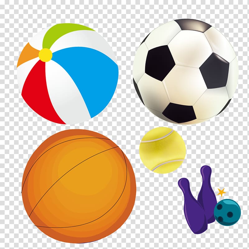 Football Bowling ball , Ball games transparent background