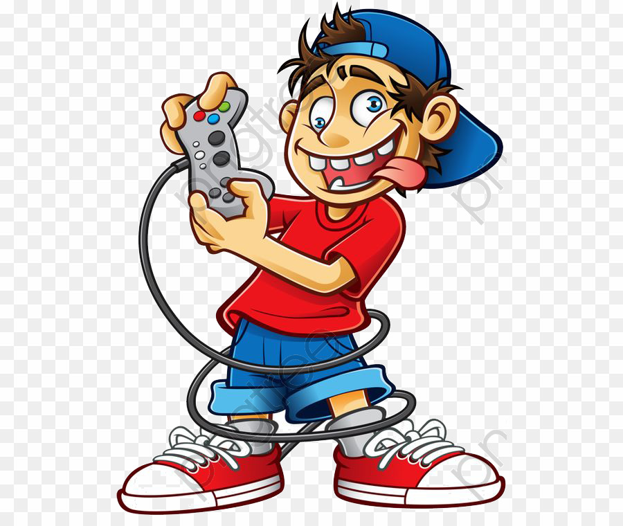 Cartoon Playing Game PNG Video Games Royalty