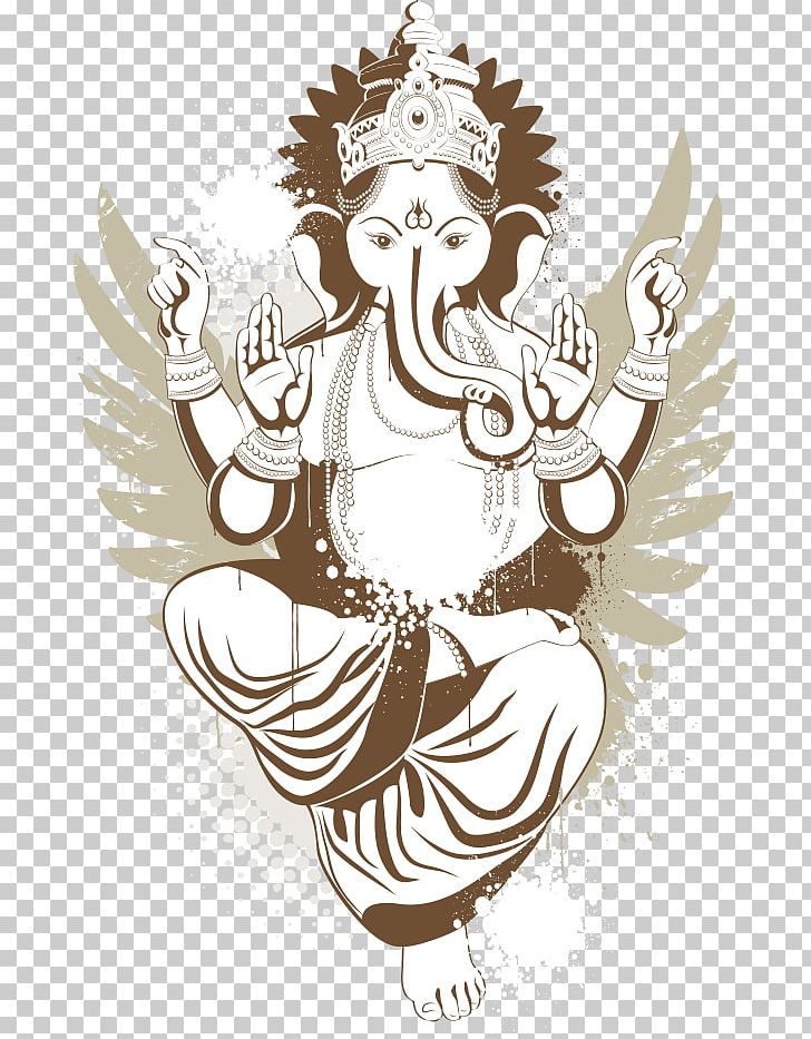 Shiva Ganesha Tattoo Deity Hinduism PNG, Clipart, Amitabha