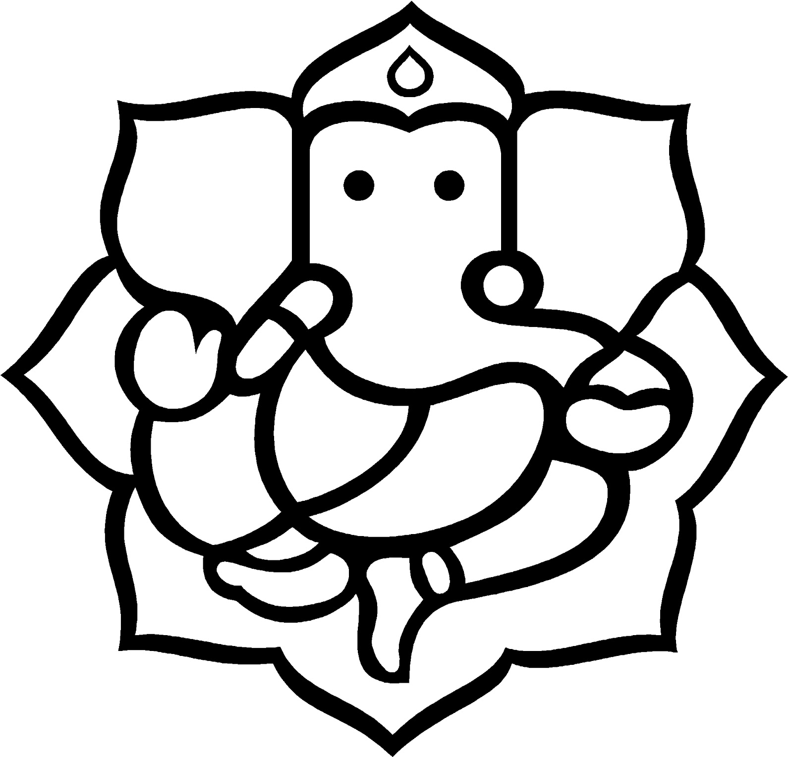 Collection ganesh clipart.