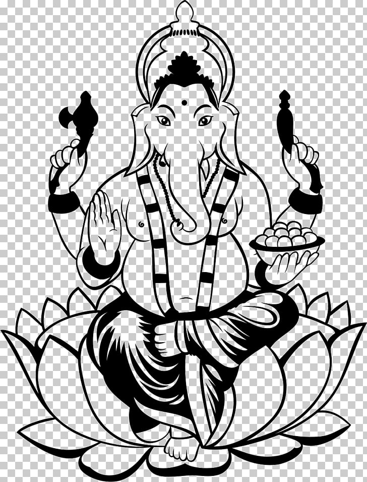 Ganesha Ganesh Chaturthi, ganesha, Ganesha illustration PNG