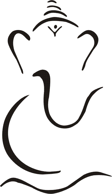 Free Ganesha Outline, Download Free Clip Art, Free Clip Art
