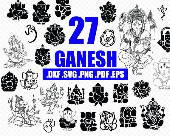 Ganesh SVG clipart svg, Hindu god Art, Ganesh ,Ganesh