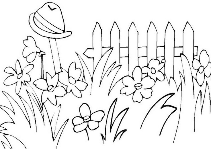 Grass black and white garden clipart ideas that you will