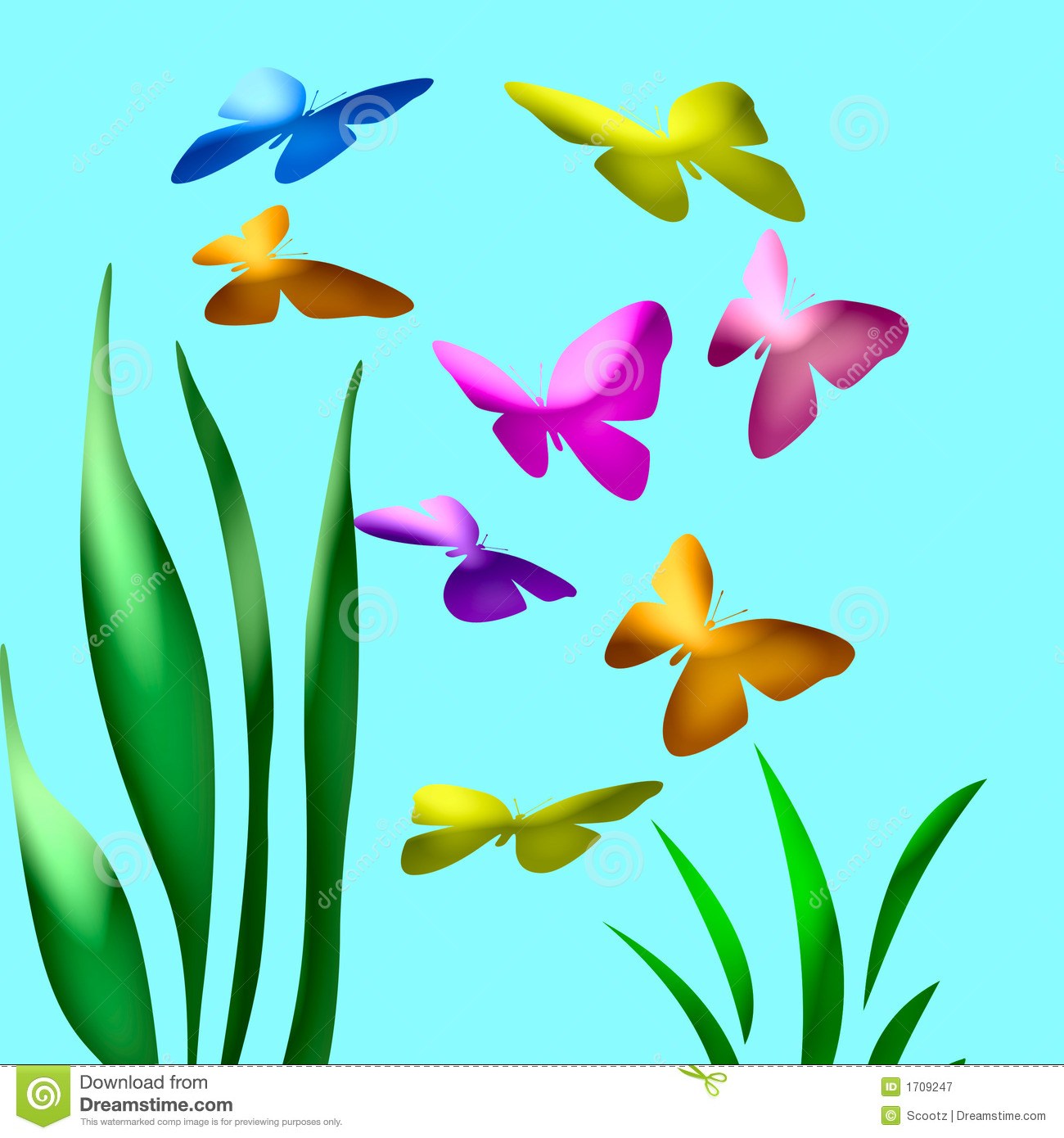 Butterfly garden clipart clipart images gallery for free