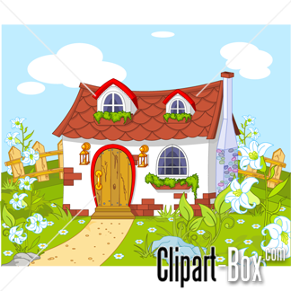 House Garden Clipart