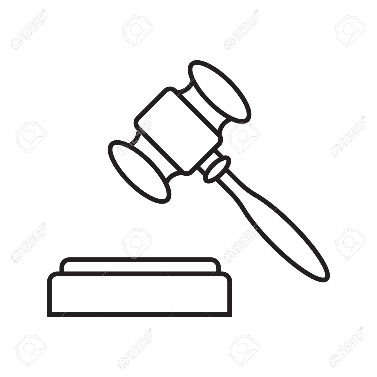 Gavel drawing clipart images gallery for free download