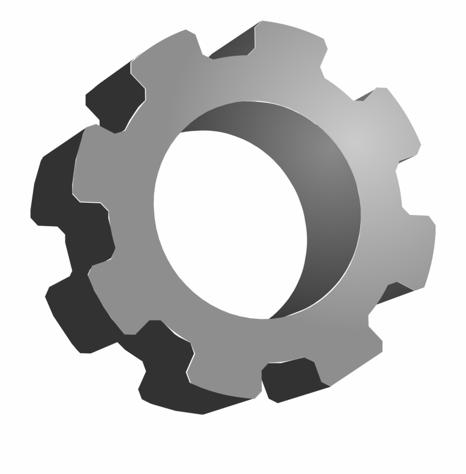 Gears clipart svg.
