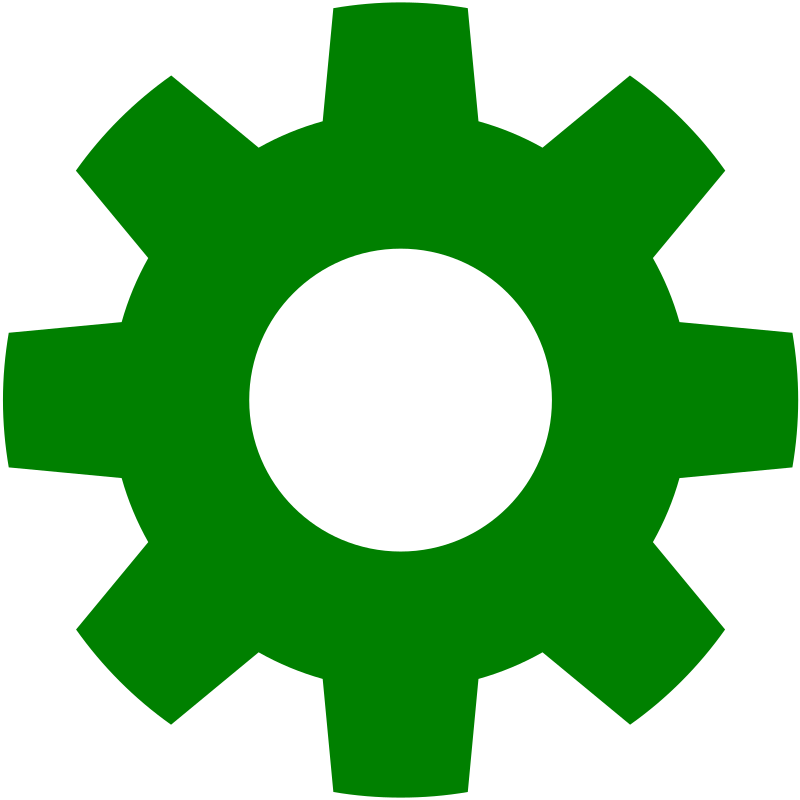 Gear clipart green, Gear green Transparent FREE for download