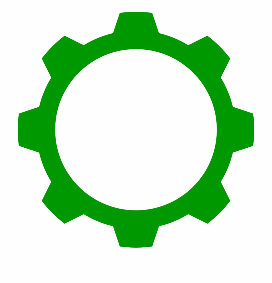 File Green Cogwheel
