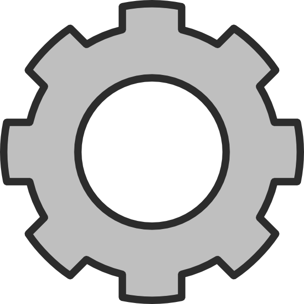 Gears clipart royalty.