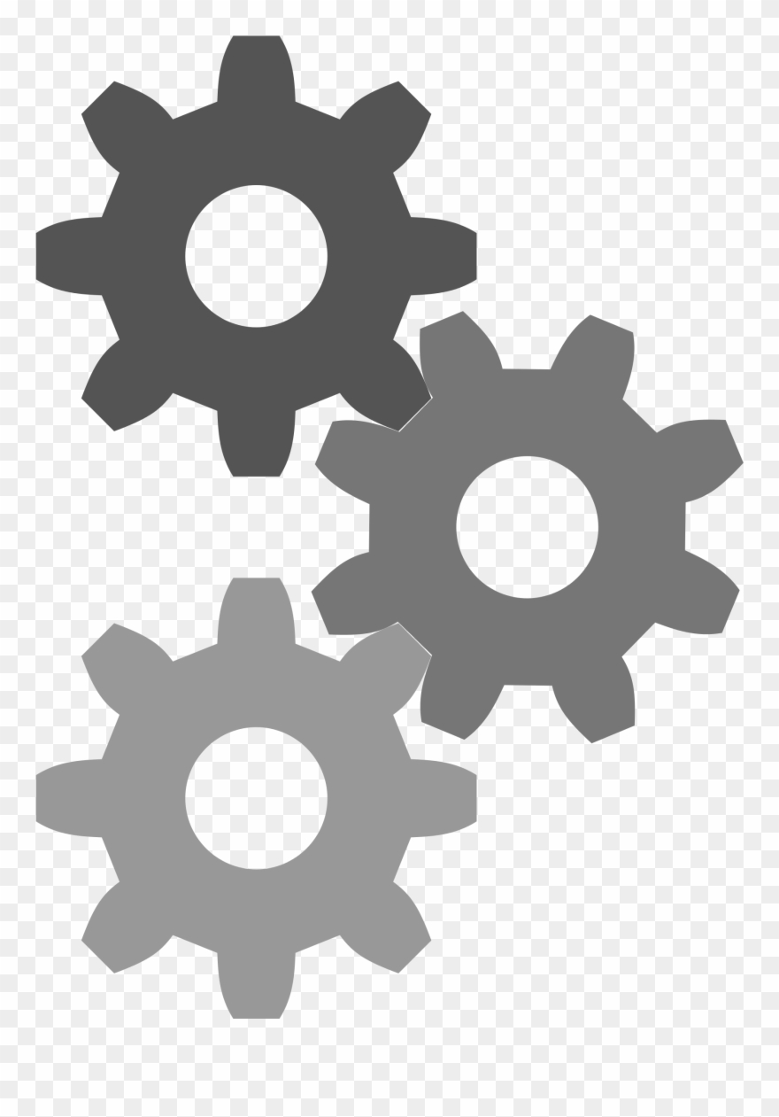 Transparent Gear Cog Clipart Black And White Download